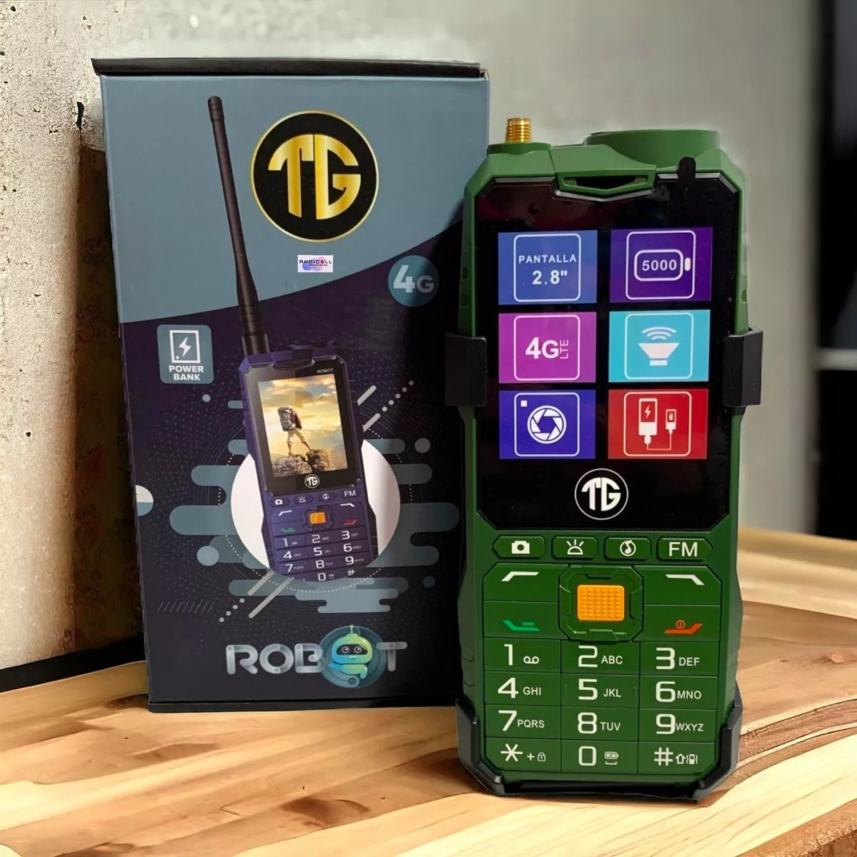 Celular Rompemuros Tg Móvil Robot 4g