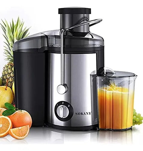 Extractor de Jugos Sokany – Potencia, Salud y Sabor en Tu Cocina